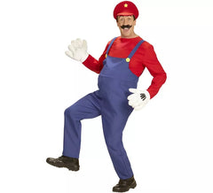 Fato de super encanador vermelho para homem