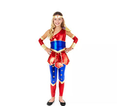 Fato de Super Guerreira da Amazónia para menina