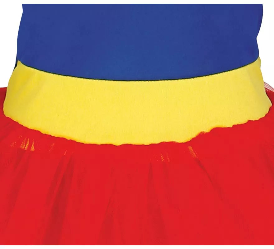 Translation missing: pt-PT.Disfraz de Súper Heroína Azul y Rojo con tutú para niña