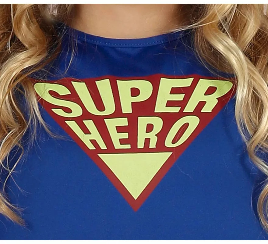 Translation missing: pt-PT.Disfraz de Super Heroína con falda para niña