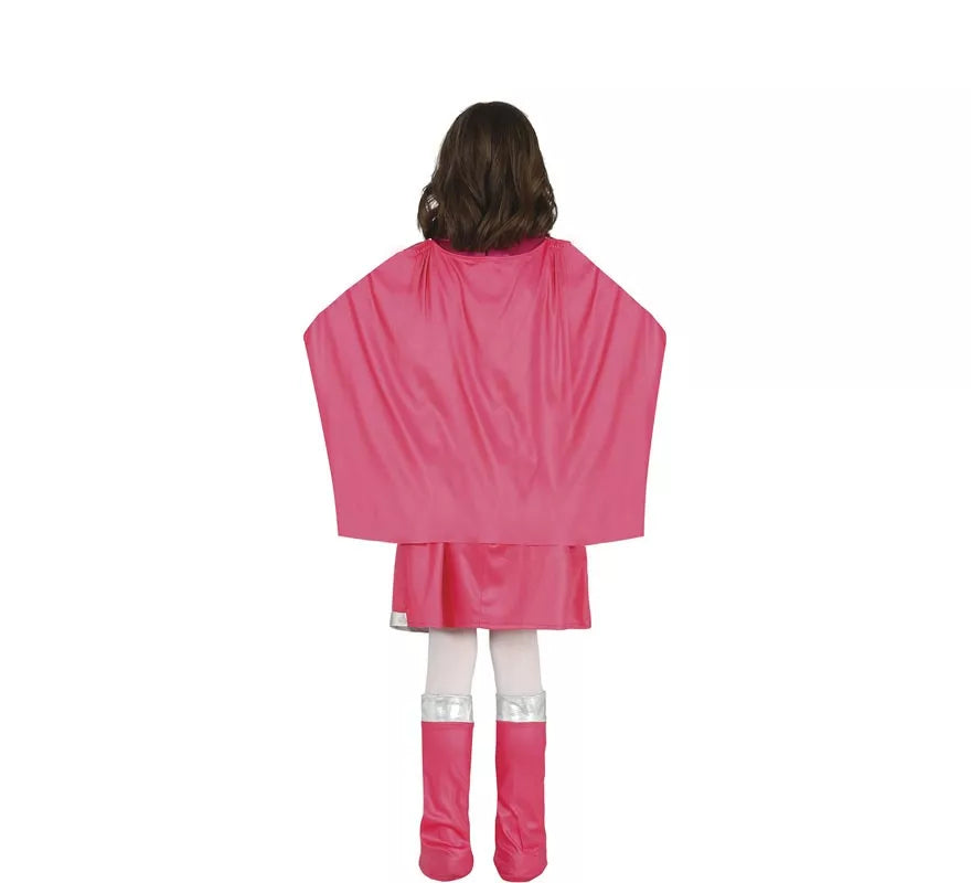 Translation missing: pt-PT.Disfraz de Super Heroína Rosa para niña