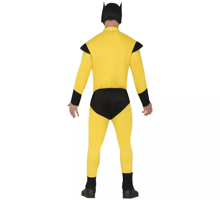 Translation missing: pt-PT.Disfraz de Súper Lobo amarillo para hombre