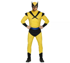 Fato de Super Lobo Amarelo para Homem