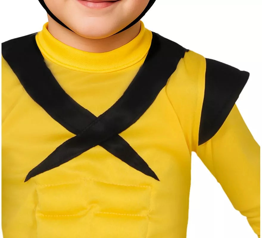 Translation missing: pt-PT.Disfraz de Súper Lobo amarillo para niño