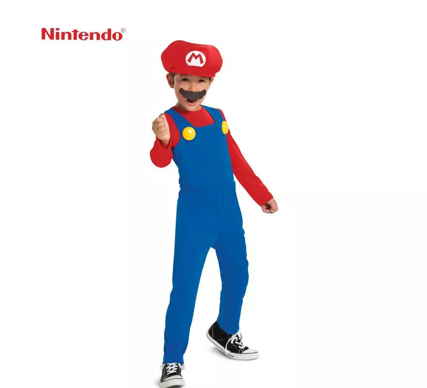 Translation missing: pt-PT.Disfraz de Super Mario Nintendo de Lujo para niño