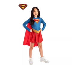 Fato de Supergirl clássico para menina