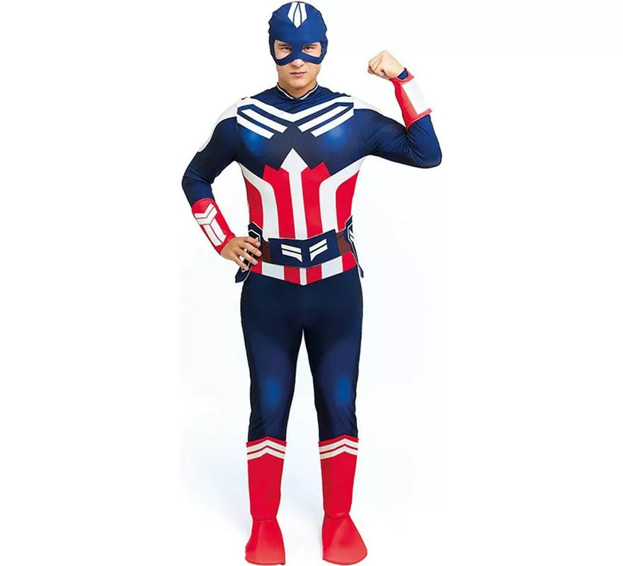 Translation missing: pt-PT.Disfraz de Superhéroe americano para hombre