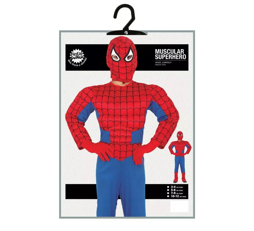 Translation missing: pt-PT.Disfraz de Superhéroe Arácnido para niño