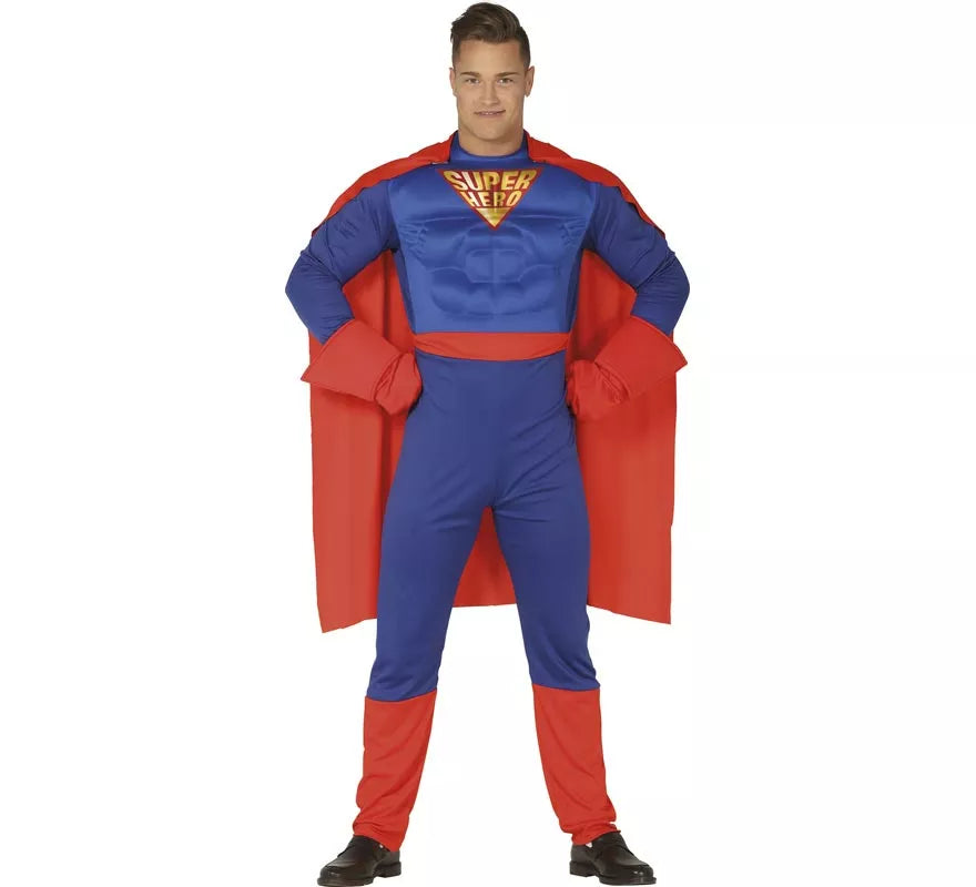 Translation missing: pt-PT.Disfraz de Superhéroe Azul para hombre