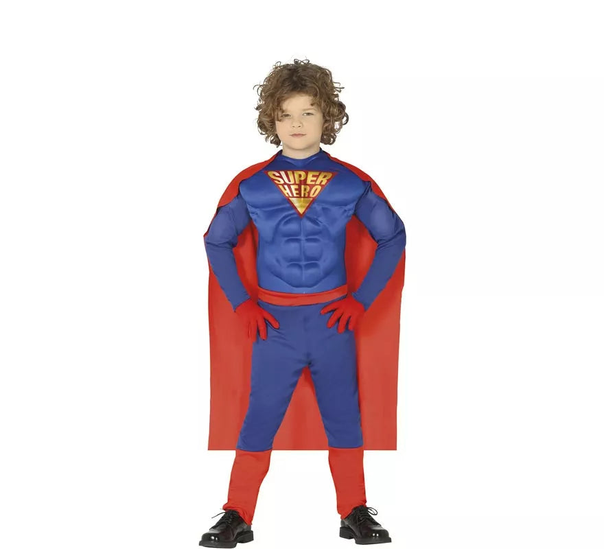 Translation missing: pt-PT.Disfraz de Superhéroe Azul para niño