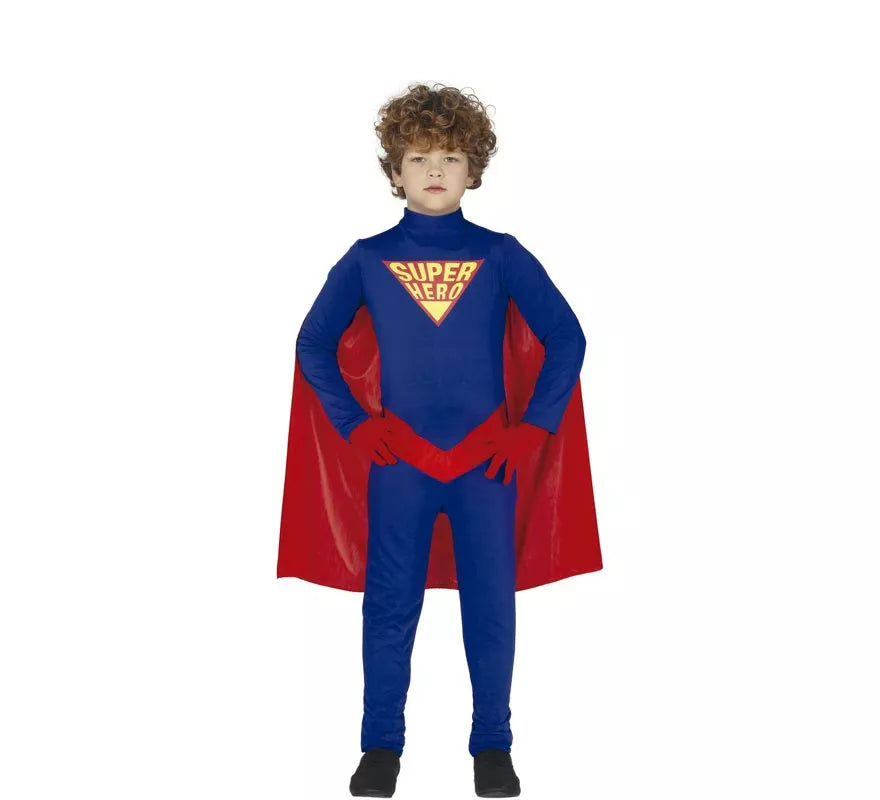 Translation missing: pt-PT.Disfraz de Superhéroe Azul para niños
