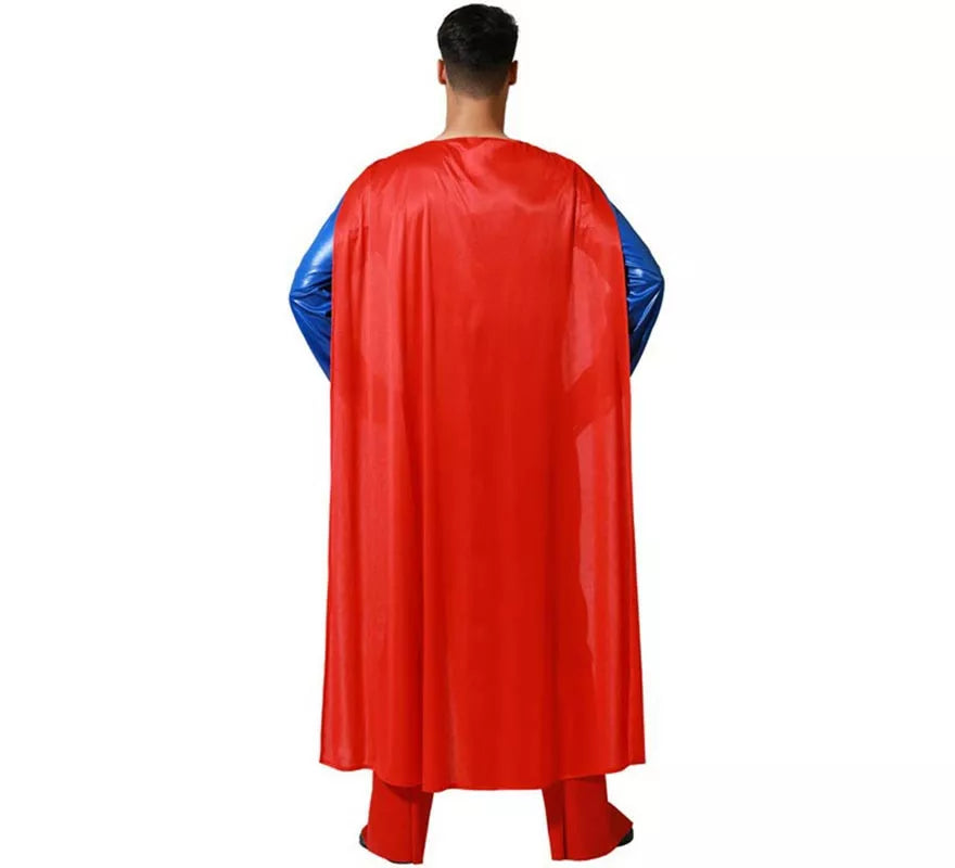 Translation missing: pt-PT.Disfraz de Súperheroe azul y rojo para hombre