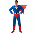 Disfraz de Superhéroe azul y rojo para hombre
