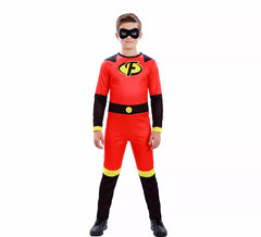 Fato fabuloso de super-herói para criança