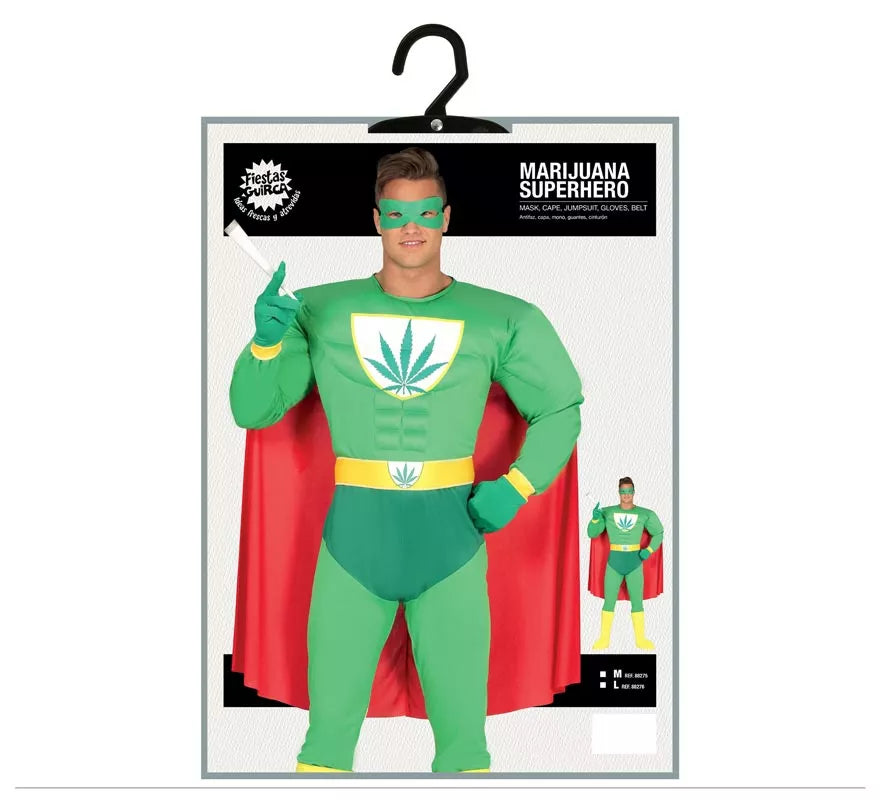 Translation missing: pt-PT.Disfraz de Superhéroe Marihuana para hombre
