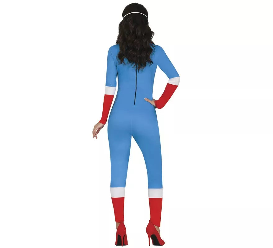 Translation missing: pt-PT.Disfraz de Superheroína Capitana Azul para mujer