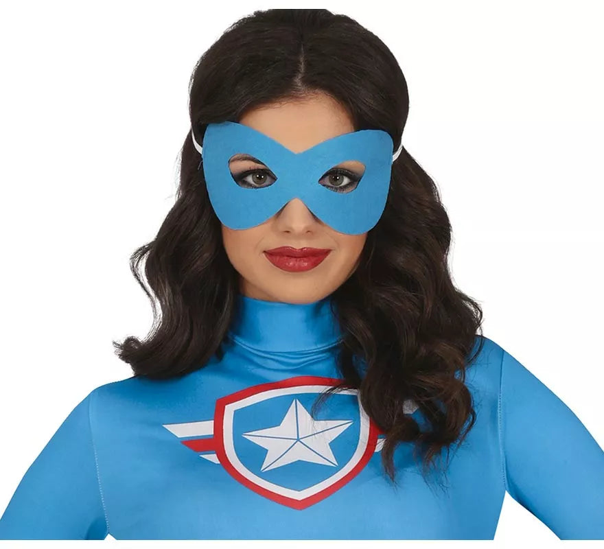 Translation missing: pt-PT.Disfraz de Superheroína Capitana Azul para mujer
