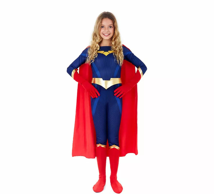 Translation missing: pt-PT.Disfraz de Superheroína Premium para niña