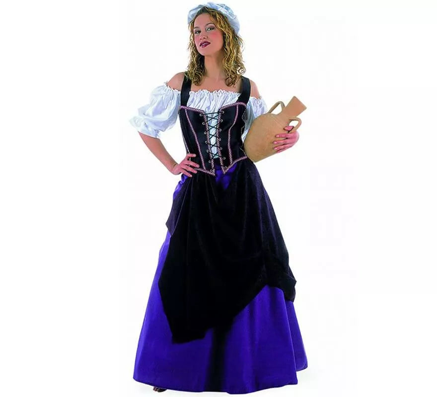 Disfraz de Tabernera Medieval para mujer