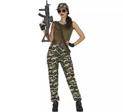Fato de tenente soldado para mulher