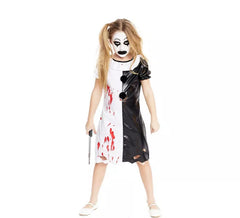 Fato de palhaço Terrifier para menina e adolescente