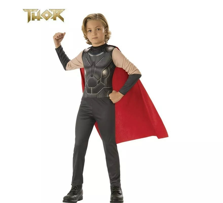 Translation missing: pt-PT.Disfraz de Thor Opp con capa roja en caja para niño