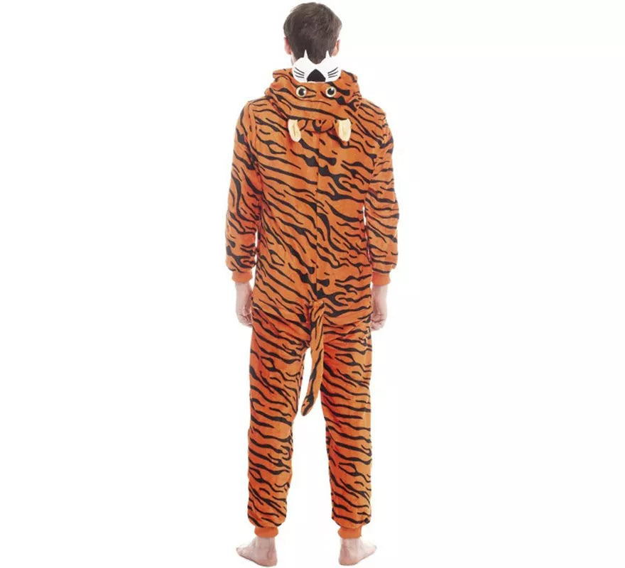 Translation missing: pt-PT.Disfraz de Tigre Naranja con Rayas para adultos