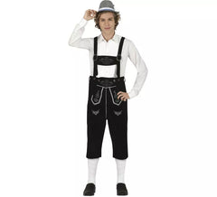 Fato masculino escuro tirolês