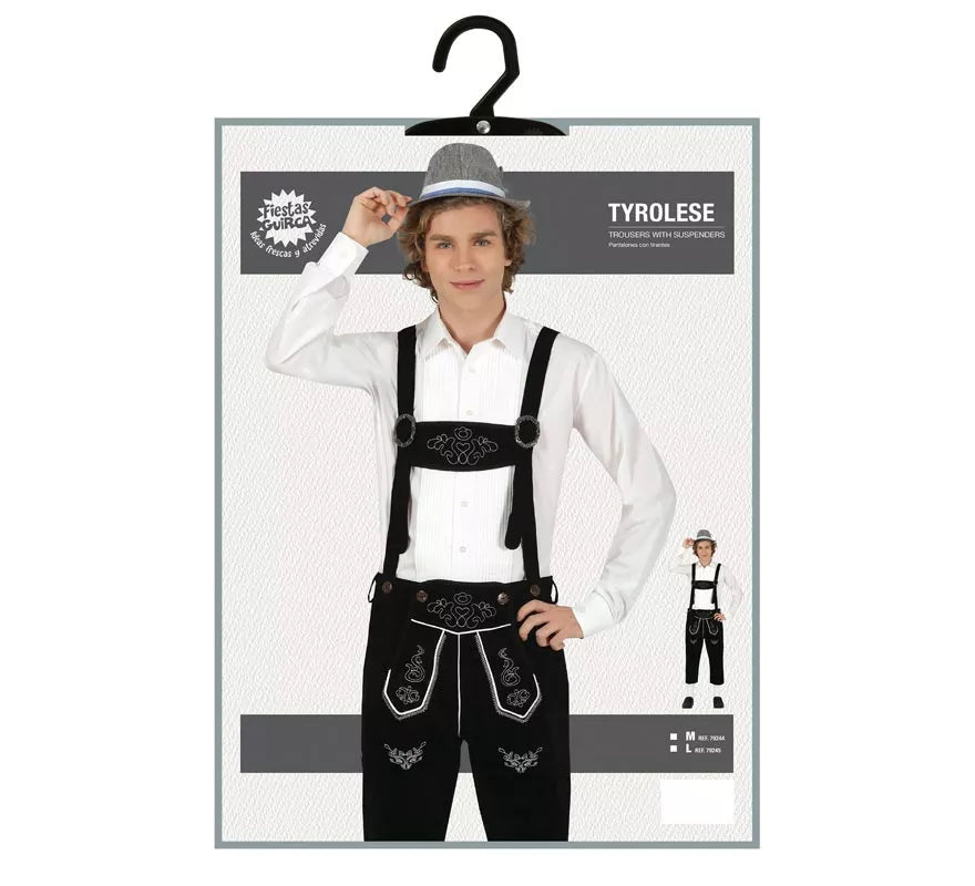 Translation missing: pt-PT.Disfraz de Tirolés oscuro para hombre