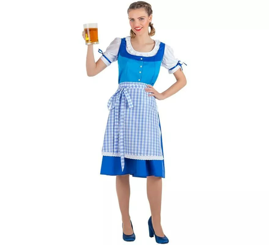 Translation missing: pt-PT.Disfraz de Tirolesa Azul para mujer