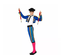 Fato de toureiro azul para homem