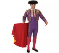 Disfraz de Torero Morado para hombre