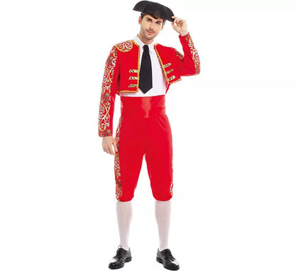 Disfraz de Torero rojo Español para hombre
