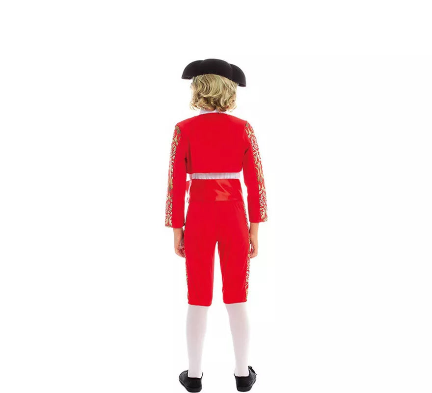 Translation missing: pt-PT.Disfraz de Torero rojo Español para niño
