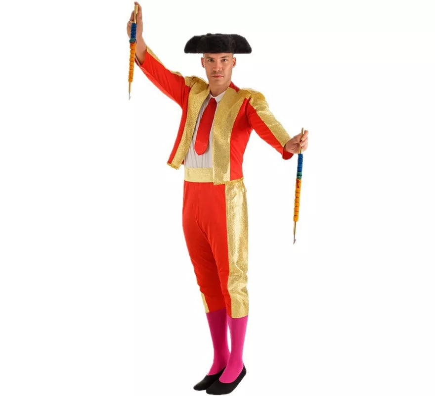 Translation missing: pt-PT.Disfraz de Torero Rojo para hombre