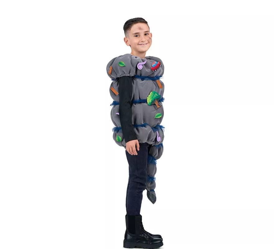 Translation missing: pt-PT.Disfraz de Tornado gris con accesorios para niños