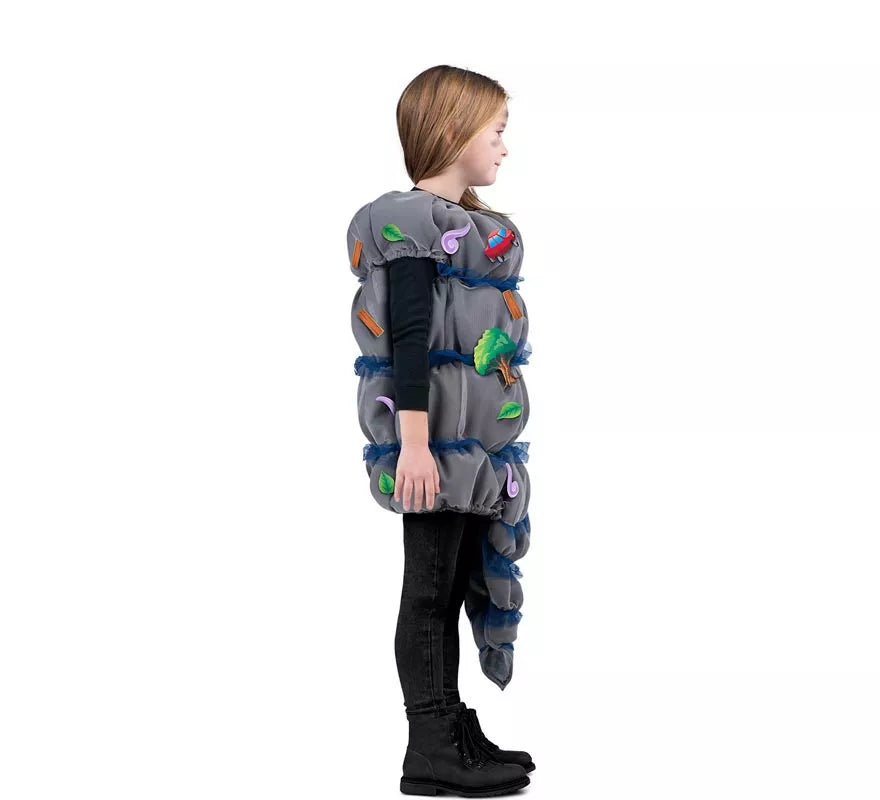Translation missing: pt-PT.Disfraz de Tornado gris con accesorios para niños