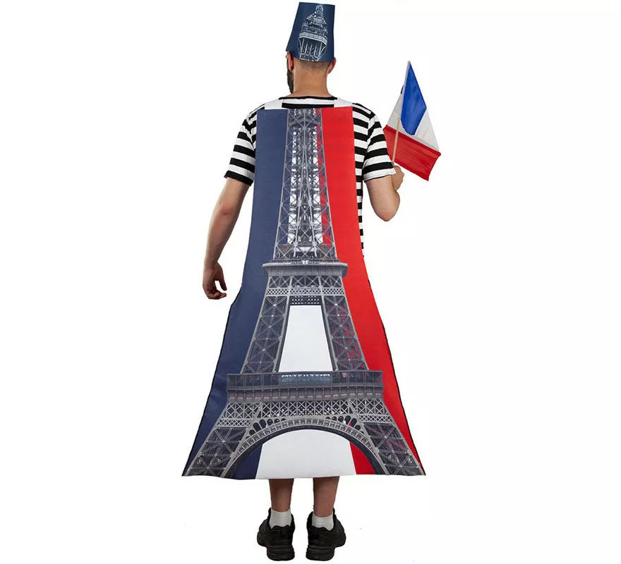 Translation missing: pt-PT.Disfraz de Torre Eiffel de París para adultos