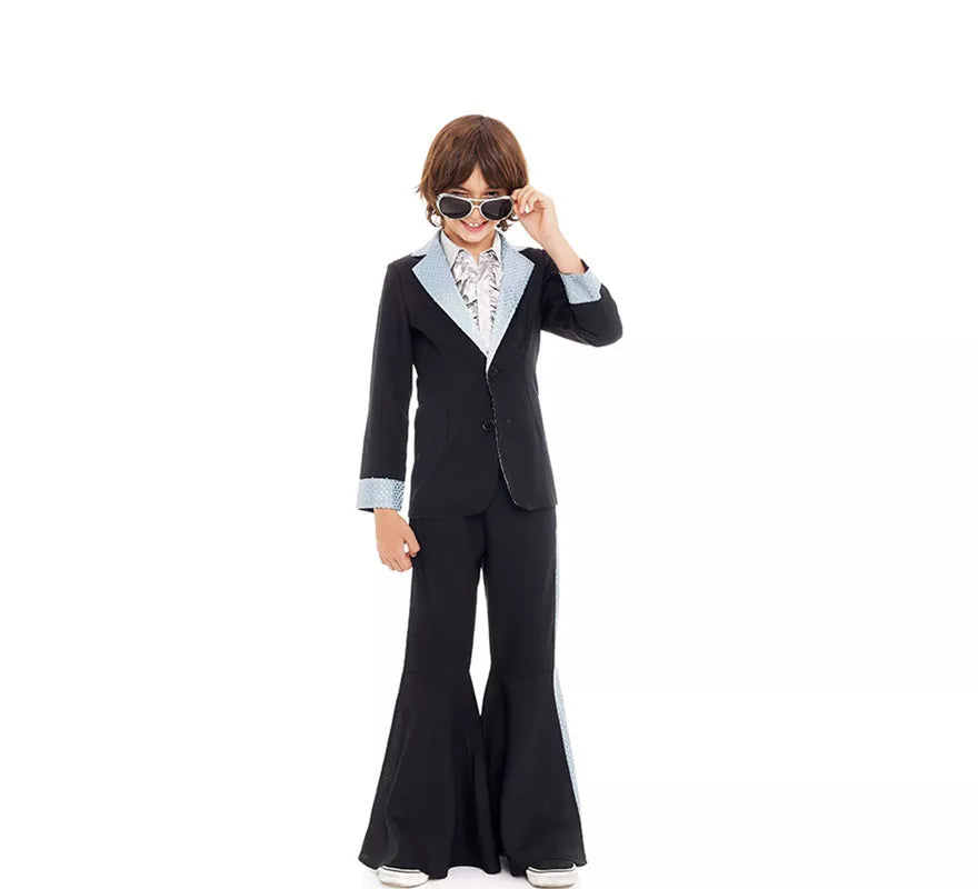 Translation missing: pt-PT.Disfraz de Traje acampanado Disco Años 70 para niño