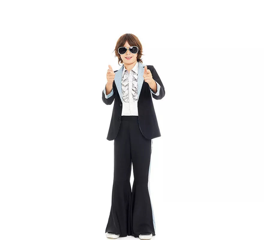 Translation missing: pt-PT.Disfraz de Traje acampanado Disco Años 70 para niño