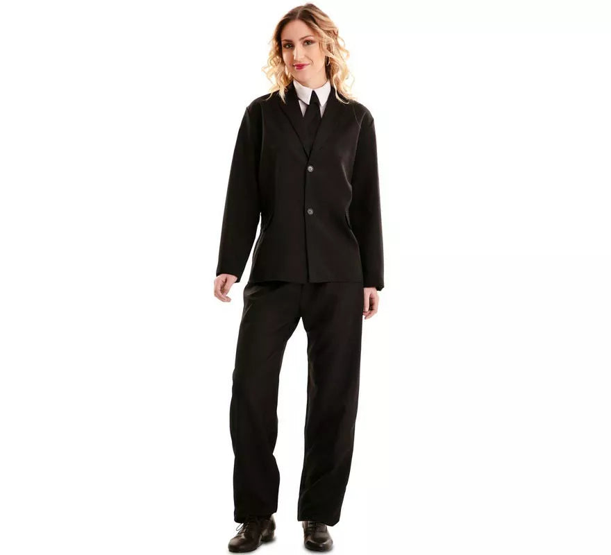 Translation missing: pt-PT.Disfraz de Traje de Hombre de Negro para adulto
