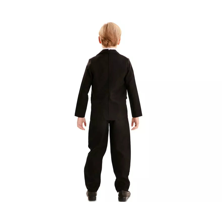 Translation missing: pt-PT.Disfraz de Traje de Hombre de Negro para niños