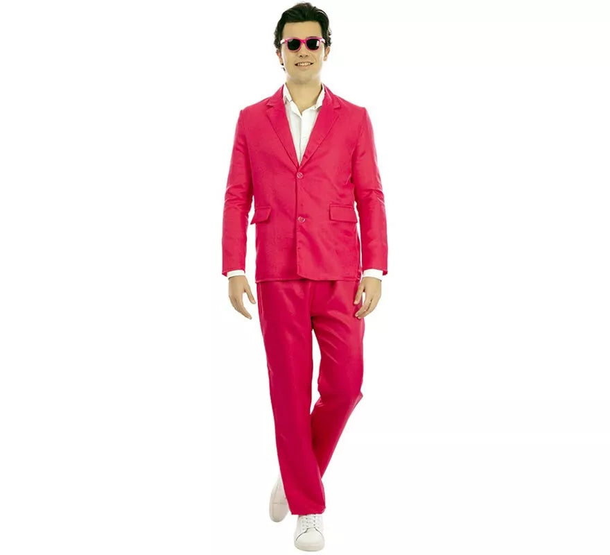 Translation missing: pt-PT.Disfraz de Traje Neón rosa para hombre