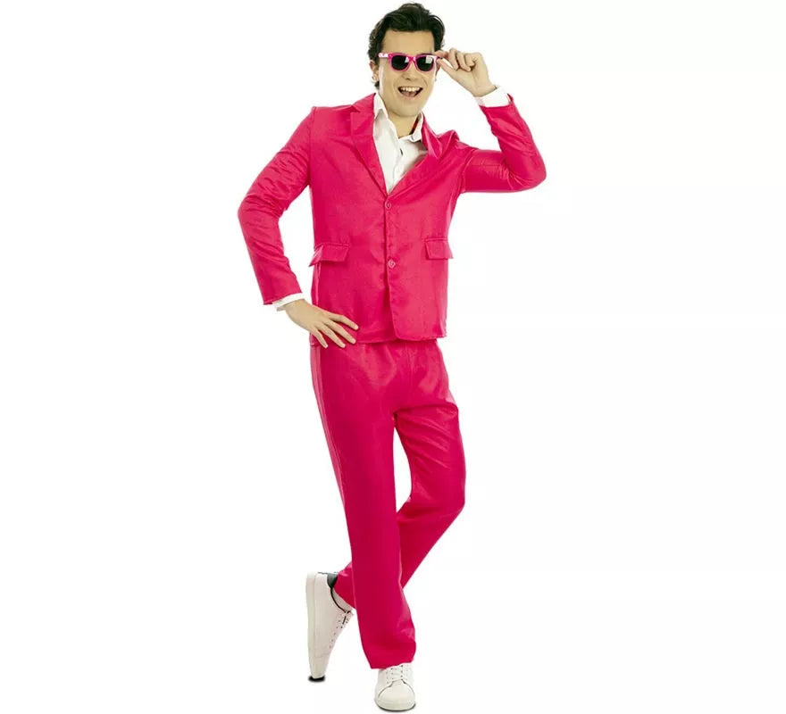 Translation missing: pt-PT.Disfraz de Traje Neón rosa para hombre