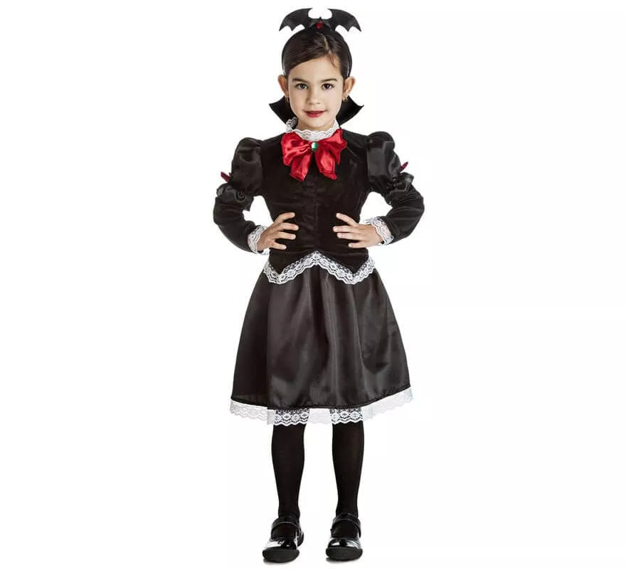 Translation missing: pt-PT.Disfraz de Vampira Gótica oscura para niña