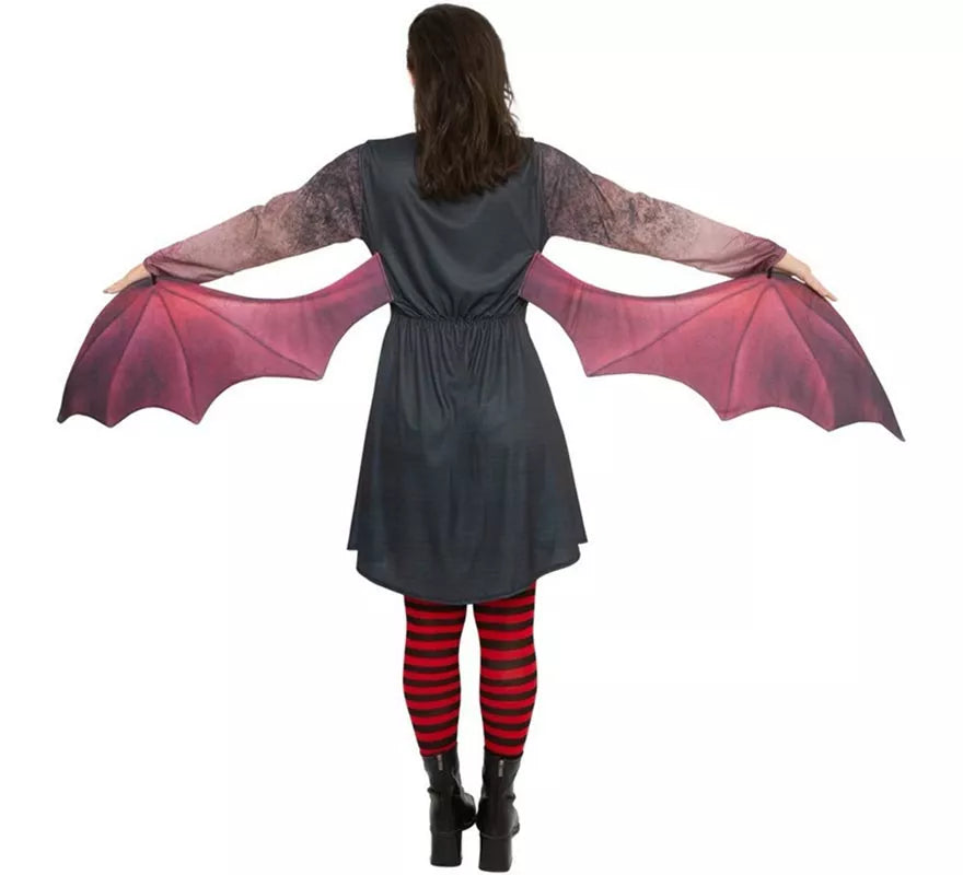 Translation missing: pt-PT.Disfraz de Vampira oscura con alas para mujer