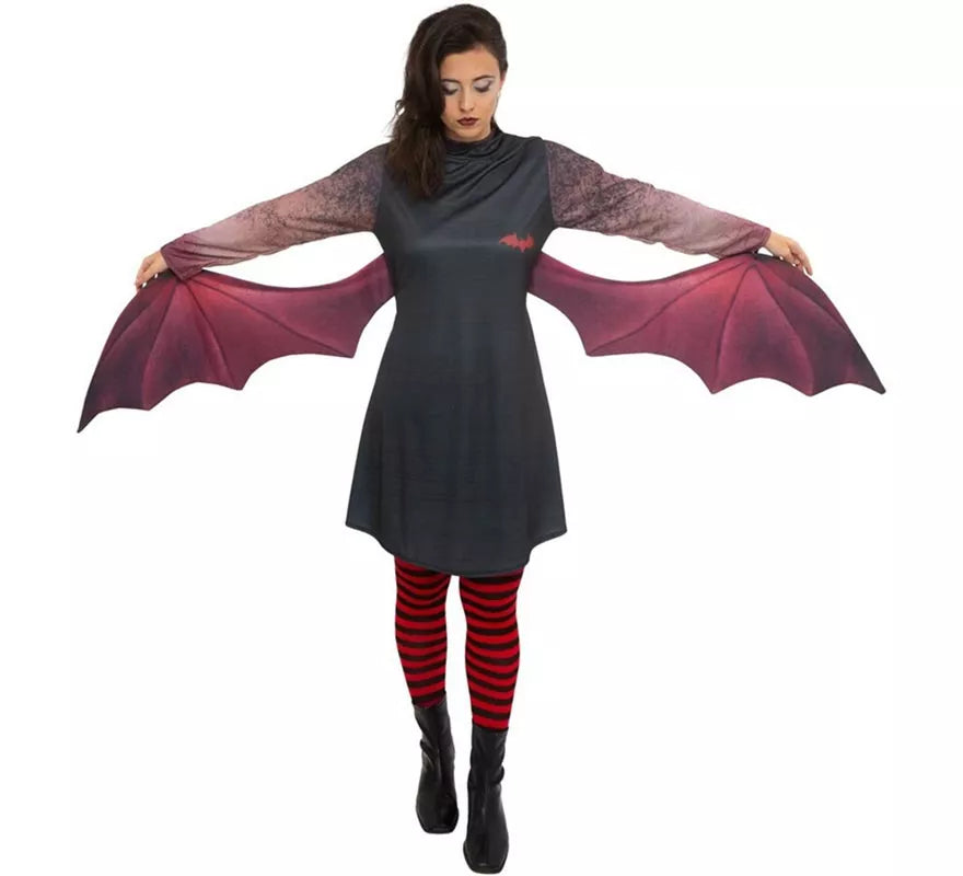 Translation missing: pt-PT.Disfraz de Vampira oscura con alas para mujer