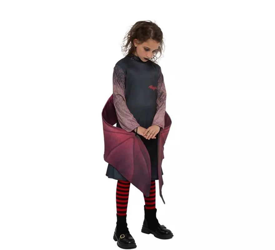 Translation missing: pt-PT.Disfraz de Vampira oscura con alas para niña