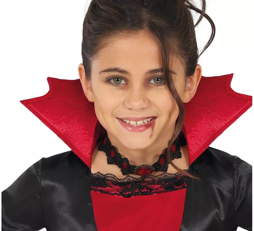 Translation missing: pt-PT.Disfraz de Vampiresa burdeos para niña