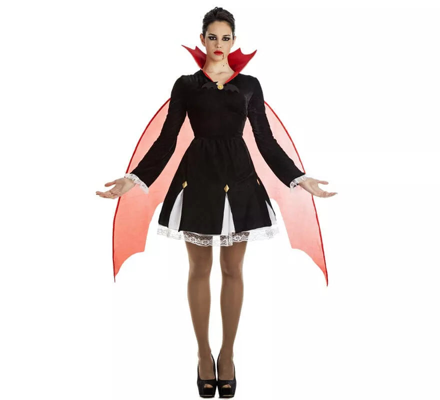 Translation missing: pt-PT.Disfraz de Vampiresa con Alas para mujer